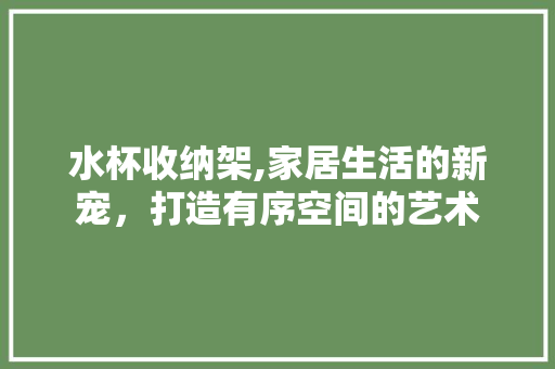 水杯收纳架,家居生活的新宠，打造有序空间的艺术