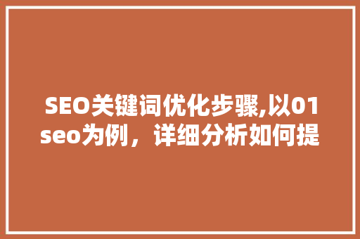 SEO关键词优化步骤,以01seo为例，详细分析如何提升网站排名