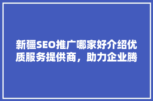 新疆SEO推广哪家好介绍优质服务提供商，助力企业腾飞